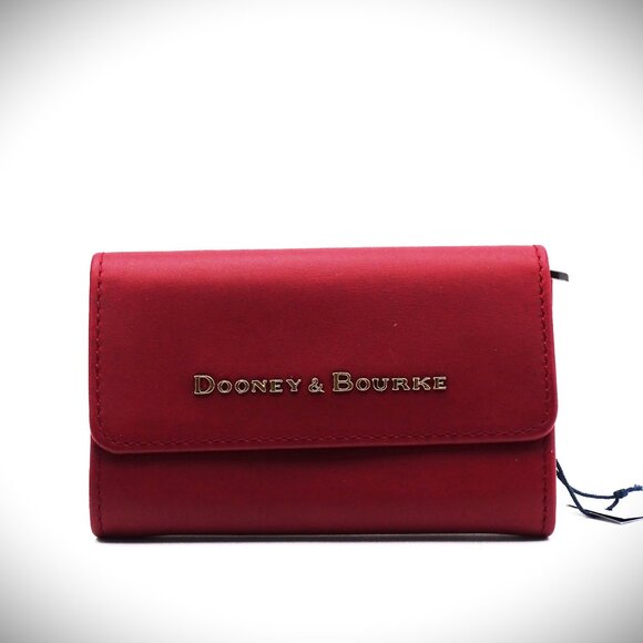 DOONEY & BOURKE Italian Burguny Color Leather Wallet Organizer - Picture 2 of 9